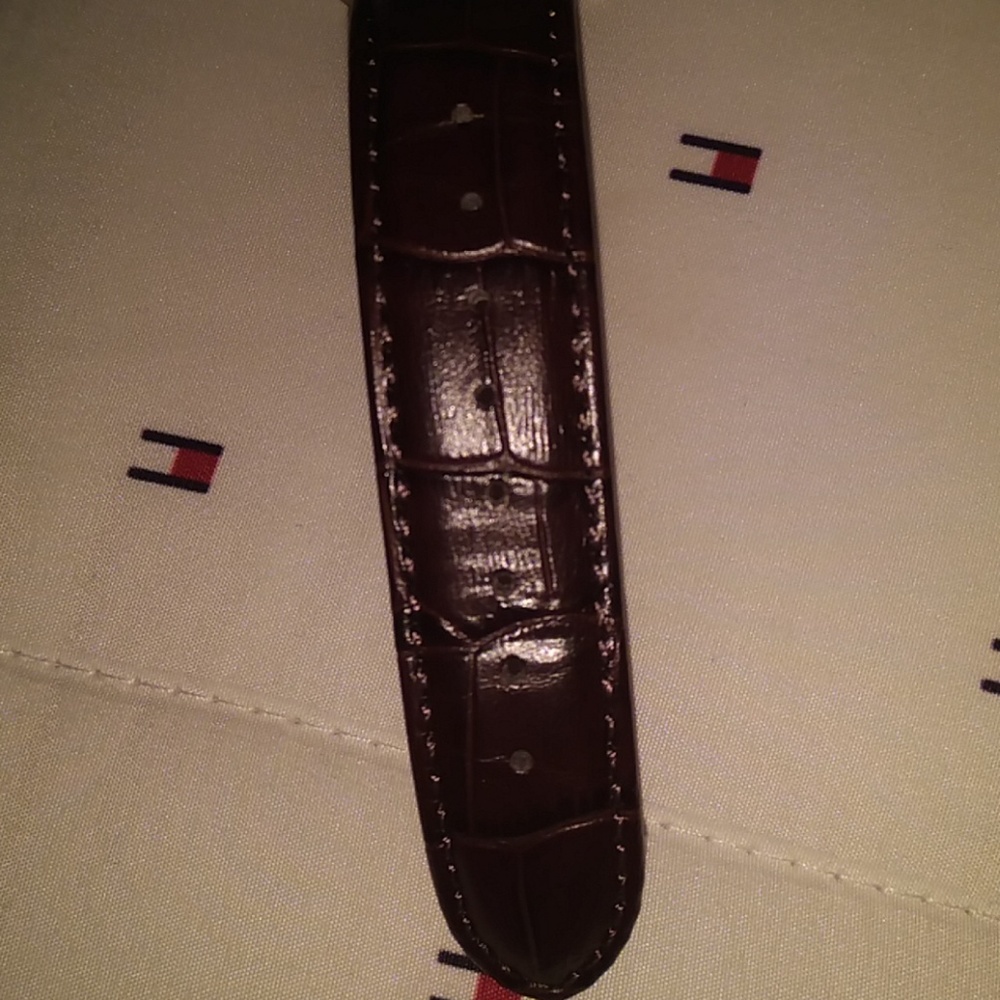 Citizen Eco-Drive watch with brown, alligator band - Picture 7 of 8